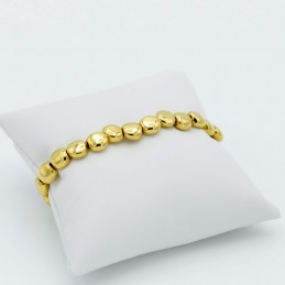 Bracciale con pepite in ottone